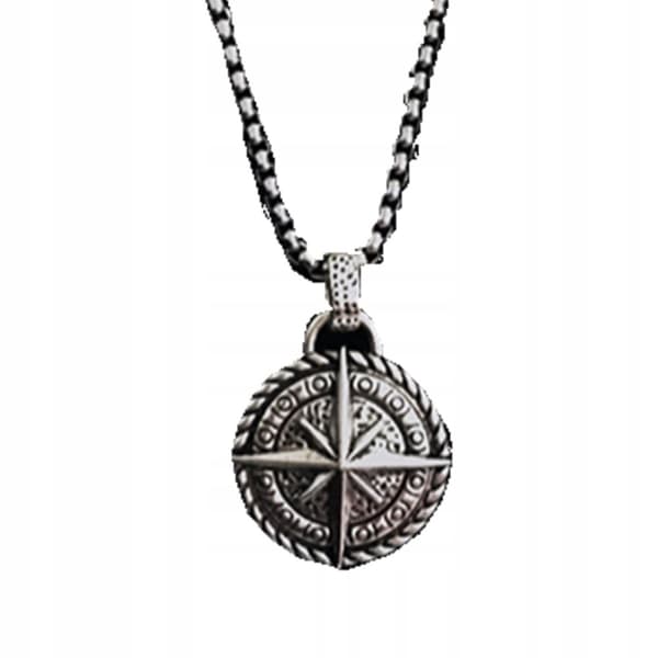 HALSBAND Kompass SYMBOL AMULET Stjärnväg 140