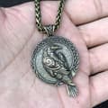 Miniatyrbild 3 av 4: Vikinga HALSBAND RAVEN Huginn och Muninn NORDIC 136