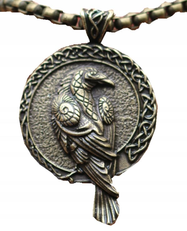 Vikinga HALSBAND RAVEN Huginn och Muninn NORDIC 136