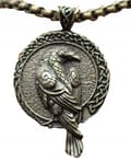 Miniatyrbild 1 av 4: Vikinga HALSBAND RAVEN Huginn och Muninn NORDIC 136