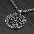 Miniatyrbild 5 av 6: HALSBAND Vikingakompass Vegvisir NORDIC 133