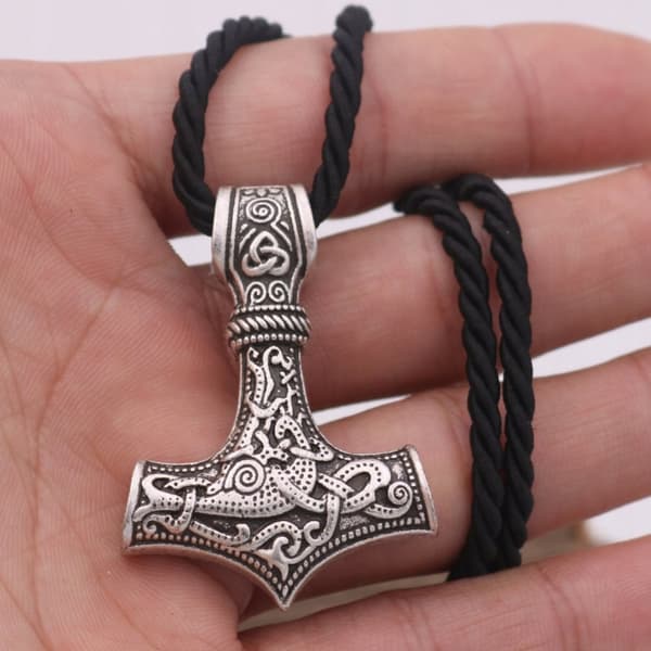 HERRHALSBAND TORSHAMMARE MJÖLNER SILVER 125