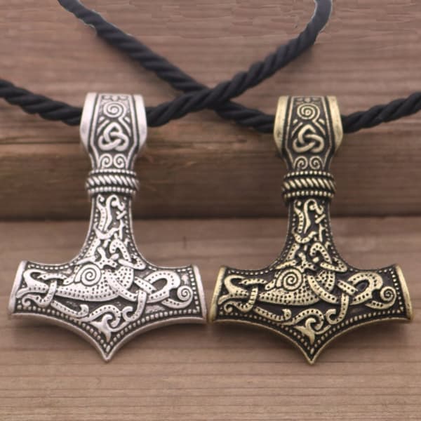 HERRHALSBAND TORSHAMMARE MJÖLNER SILVER 125