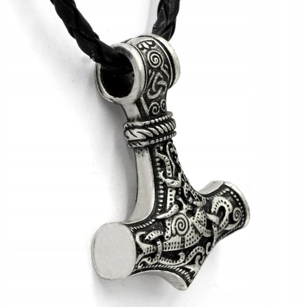 HERRHALSBAND TORSHAMMARE MJÖLNER SILVER 125