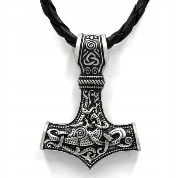 HERRHALSBAND TORSHAMMARE MJÖLNER SILVER 125
