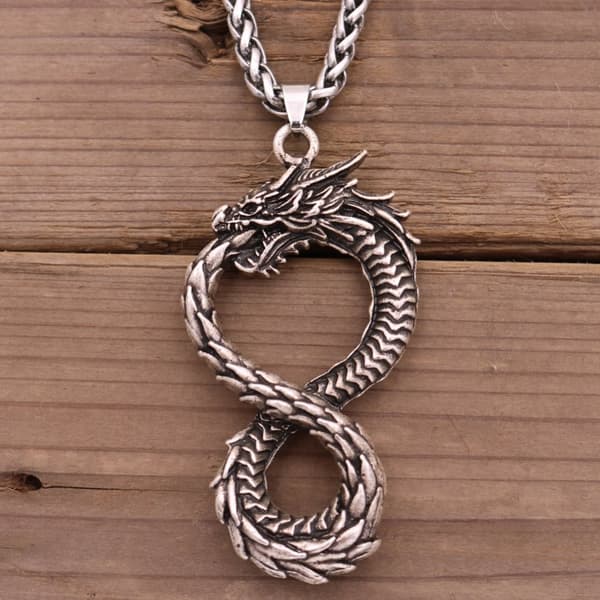HALSBAND Drake OUROBOROS Grekisk Egyptisk SYMBOL 124