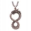 Miniatyrbild 1 av 4: HALSBAND Drake OUROBOROS Grekisk Egyptisk SYMBOL 124