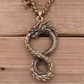 Miniatyrbild 4 av 4: HALSBAND Drake OUROBOROS Grekisk Egyptisk SYMBOL 124