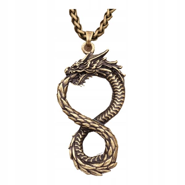 HALSBAND Drake OUROBOROS Grekisk Egyptisk SYMBOL 124