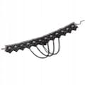 Miniatyrbild 2 av 6: CHOKER Spetsbroderi Svart HALSBAND Gotiskt CH02