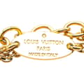 Miniatyrbilde 6 av 9: Pre-owned Louis Vuitton Gold Plated Essential V Necklace Gold