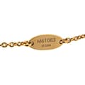 Miniatyrbilde 3 av 5: Pre-owned Louis Vuitton Gold Plated Essential V Necklace Gold