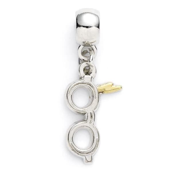 Charm - P.Derive - HARRY POTTER - Silverpläterad - Lightning Bolt & Glasses - Blandat