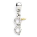 Miniatyrbild 1 av 3: Charm - P.Derive - HARRY POTTER - Silverpläterad - Lightning Bolt &amp; Glasses - Blandat