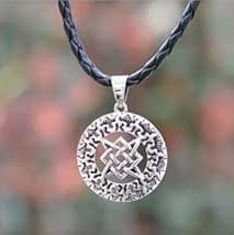 Celtisk amulett Harmoni av manligt och kvinnligt ursprung