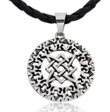 Celtisk amulett Harmoni av manligt och kvinnligt ursprung