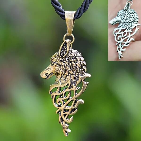 Wolf Viking Kelter Medeltida Halsband