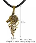 Miniatyrbild 4 av 9: Wolf Viking Kelter Medeltida Halsband