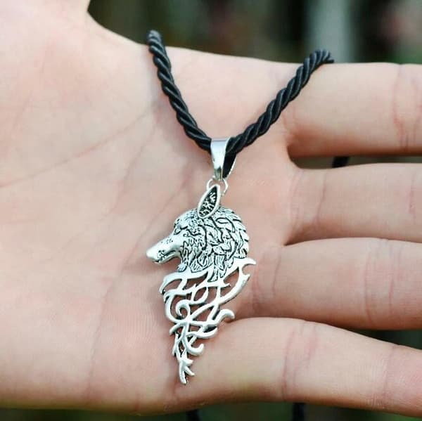 Wolf Viking Kelter Medeltida Halsband