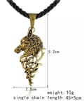 Miniatyrbild 4 av 9: Wolf Viking Kelter Medeltida Halsband