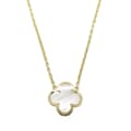 Miniatyrbilde 2 av 6: Pre-owned Van Cleef and Arpels 18K Yellow Gold and Mother of Pearl Pure Alhambra Pendant Necklace Gold