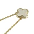 Pikkukuva 4 / 8: Pre-owned Van Cleef and Arpels 18K Yellow Gold and Mother of Pearl Pure Alhambra Pendant Necklace Gold
