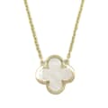 Pikkukuva 2 / 8: Pre-owned Van Cleef and Arpels 18K Yellow Gold and Mother of Pearl Pure Alhambra Pendant Necklace Gold