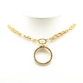 Pikkukuva 4 / 4: Pre-owned Chanel Gold Plated Double Chain Loupe Magnifying Glass Pendant Necklace Gold