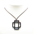 Pikkukuva 4 / 5: Pre-owned Hermès Rhythm Buffalo Horn Pendant Necklace Brown