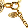 Miniatyrbillede 2 af 6: Pre-owned Chanel Gold Plated Quilted CC Pendant Necklace Gold