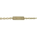 Miniatyrbilde 5 av 8: Pre-owned Van Cleef and Arpels 18K Yellow Gold and Onyx Vintage Alhambra Pendant Necklace Gold