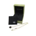 Miniatyrbilde 8 av 8: Pre-owned Van Cleef and Arpels 18K Yellow Gold and Onyx Vintage Alhambra Pendant Necklace Gold