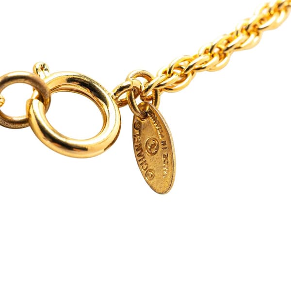 Pre-owned Chanel Gold Plated 31 Rue Cambon Pendant Necklace Gold