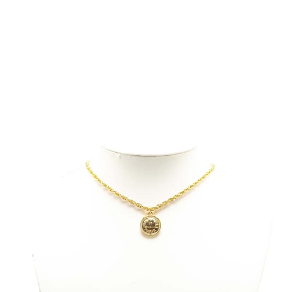 Pre-owned Chanel Gold Plated 31 Rue Cambon Pendant Necklace Gold