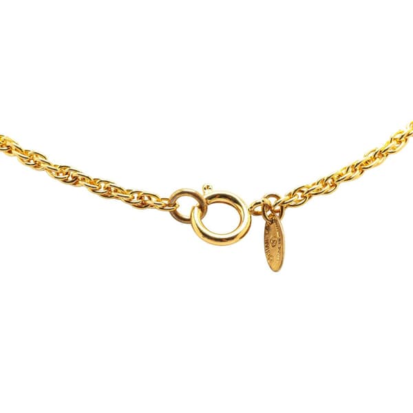 Pre-owned Chanel Gold Plated 31 Rue Cambon Pendant Necklace Gold