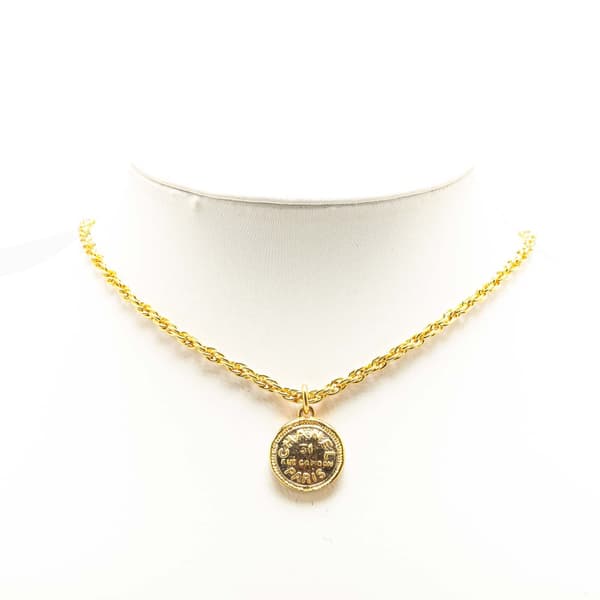 Pre-owned Chanel Gold Plated 31 Rue Cambon Pendant Necklace Gold