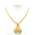 Pikkukuva 4 / 5: Pre-owned Chanel Gold Plated Triple CC Pendant Necklace Gold