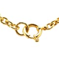 Miniatyrbild 3 av 5: Pre-owned Chanel Gold Plated CC Round Pendant Necklace Gold