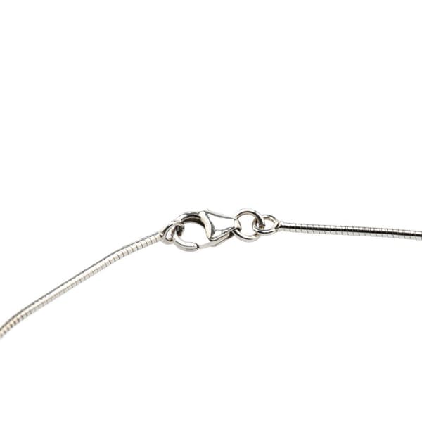 Pre-owned Hermès Silver Cage dH Cube Necklace Silver