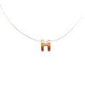 Pikkukuva 1 / 5: Pre-owned Hermès Silver Cage dH Cube Necklace Silver