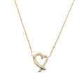 Pikkukuva 1 / 6: Pre-owned Tiffany 18K Yellow Gold Mini Paloma Picasso Loving Heart Necklace Gold