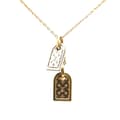 Miniatyrbilde 1 av 7: Pre-owned Louis Vuitton Gold Plated Nanogram Pendant Necklace Gold