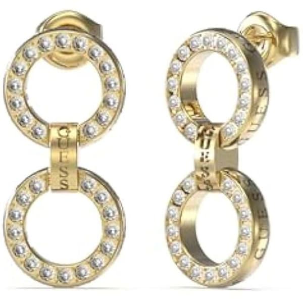 GUESS Collier Circle Lights JUBE03166JWYGT-U Märke, En storlek, Oädelmetall, Ingen ädelsten