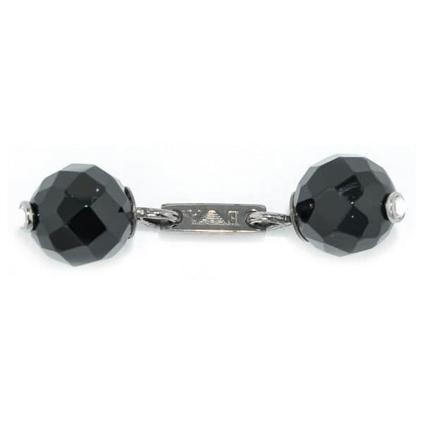 Ring - Armani - EG1761 - 925 silver - Svart - 3 cm