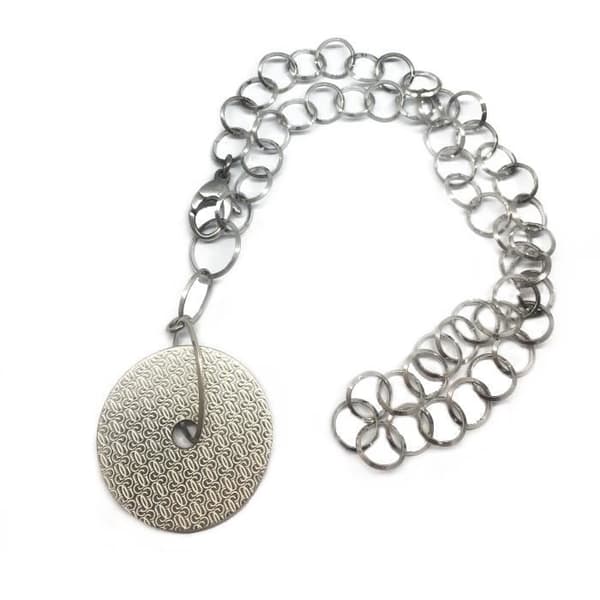 Halsband Kvinna - GUESS - CWN90703 - Silver - Stål - 50CM
