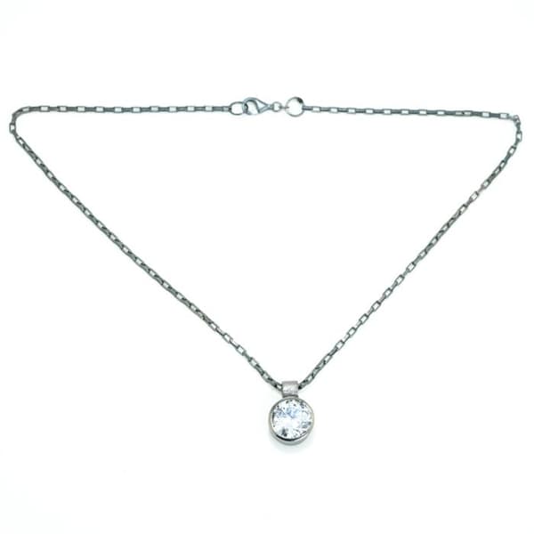 Halsband - Demaria - DMC6110453-NE - Silver - Kristall - 45 cm