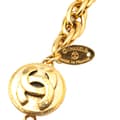 Miniatyrbild 3 av 5: Pre-owned Chanel Gold Plated Ball Charm Long Necklace Gold