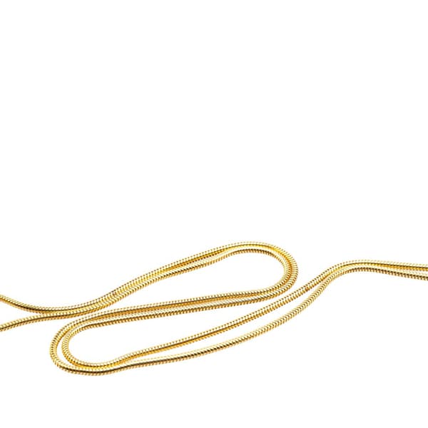 Pre-owned Chanel Gold Plated Resin Ball Pendant Necklace Gold