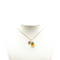 Miniatyrbilde 3 av 3: Pre-owned Chanel Gold Plated CC Perfume Bottle Pendant Necklace Gold