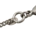 Miniatyrbild 3 av 7: Pre-owned Chanel Silver Enamel CC Round Pendant Necklace Silver